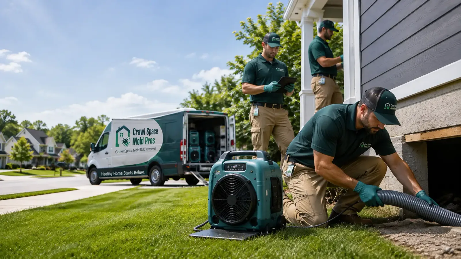 Crawl Space Mold Removal in Opelika, AL